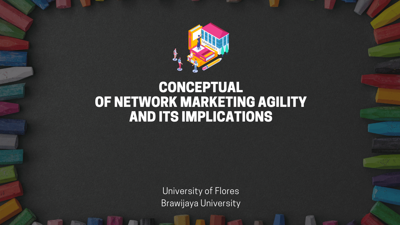 CONCEPTUAL OF NETWORK MARKETING AGILITY AND ITS IMPLICATIONS